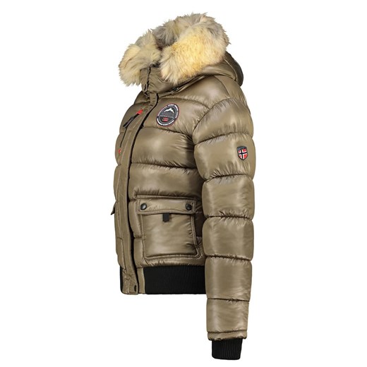 Geographical Norway Kurtka zimowa &quot;Bugs&quot; w kolorze khaki Geographical Norway XXL wyprzedaż Limango Polska