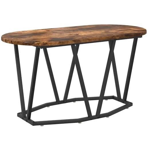 Nowoczesny owalny stolik kawowy dąb wędzony H4-F19 ze sklepu Edinos.pl w kategorii Dom - zdjęcie 187804080