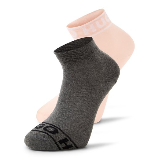 HUGO Skarpety Kobiety różowy jednolity ze sklepu vangraaf w kategorii Skarpetki damskie - zdjęcie 187805114