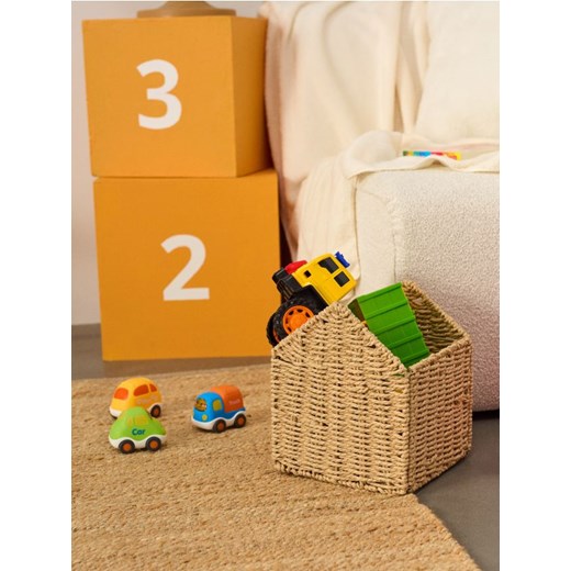 Sinsay - Plecione pudełko do przechowywania - beżowy ze sklepu Sinsay w kategorii Pudełka i pojemniki - zdjęcie 187805814