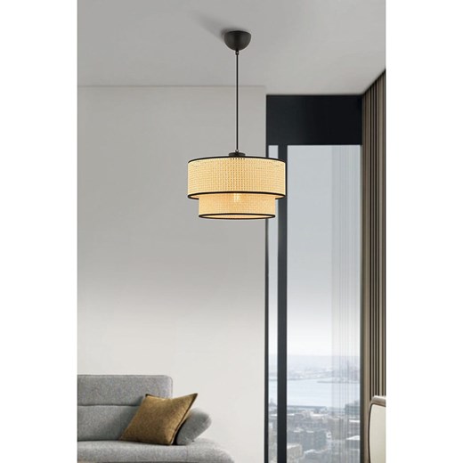 Opviq Lampa wisząca w kolorze kremowo-czarnym - wys. 65 x Ø 30 cm Opviq onesize okazja Limango Polska