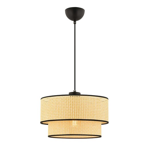 Opviq Lampa wisząca w kolorze kremowo-czarnym - wys. 65 x Ø 30 cm Opviq onesize wyprzedaż Limango Polska