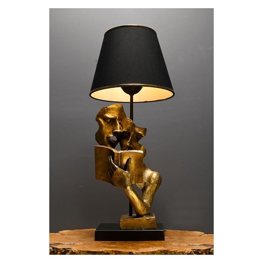 Opviq Lampa stołowa w kolorze złoto-czarnym - wys. 57 cm Opviq onesize Limango Polska promocja