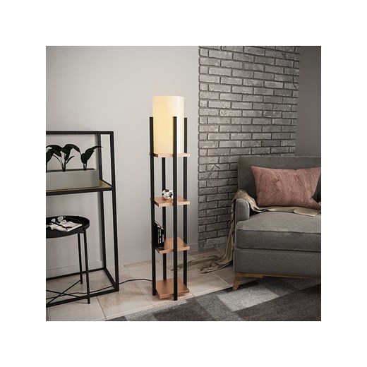 ABERTO DESIGN Lampa stojąca w kolorze brązowo-czarnym - wys. 130 cm Aberto Design onesize promocja Limango Polska