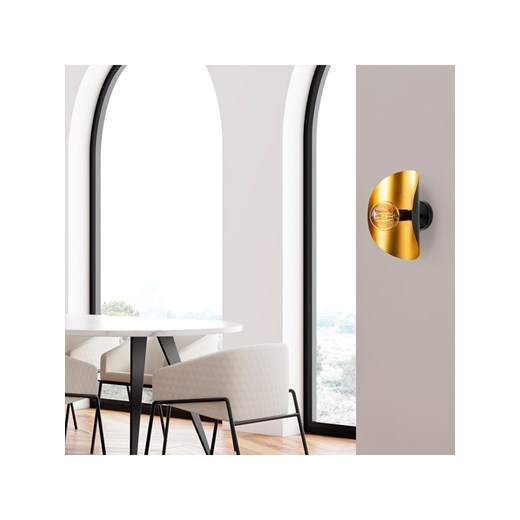 Opviq Lampa ścienna w kolorze złoto-czarnym - 17 x 30 x 13 cm ze sklepu Limango Polska w kategorii Oświetlenie - zdjęcie 187807440