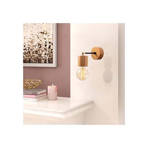 Opviq Lampa ścienna w kolorze jasnobrązowym  - 10 x 16 cm ze sklepu Limango Polska w kategorii Oświetlenie - zdjęcie 187808090