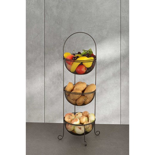 Violeta Home Koszyk w kolorze czarnym na owoce - wys. 85 cm ze sklepu Limango Polska w kategorii Pojemniki kuchenne - zdjęcie 187808321