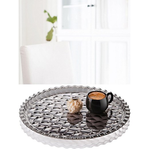 Violeta Home Taca w kolorze szarym - Ø 30 cm ze sklepu Limango Polska w kategorii Misy i tace dekoracyjne - zdjęcie 187808670