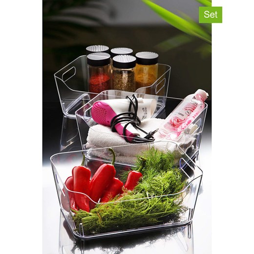 Violeta Home Organizery (3 szt.) do lodówki - 30,5 x 12,5 x 21,5 cm ze sklepu Limango Polska w kategorii Akcesoria i przechowywanie - zdjęcie 187808690