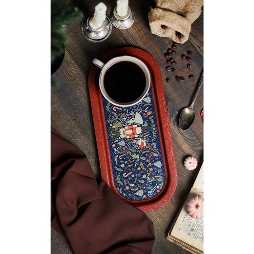 Violeta Home Taca w kolorze granatowo-bordowym - 35 x 16 cm ze sklepu Limango Polska w kategorii Misy i tace dekoracyjne - zdjęcie 187808761