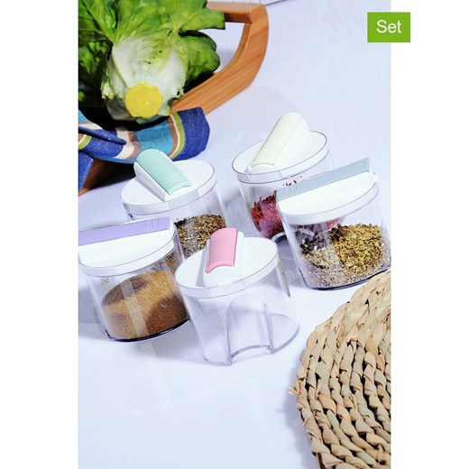 Violeta Home Przyprawniki (5 szt.) w różnych kolorach - wys. 5 cm ze sklepu Limango Polska w kategorii Młynki do soli i pieprzu - zdjęcie 187808854