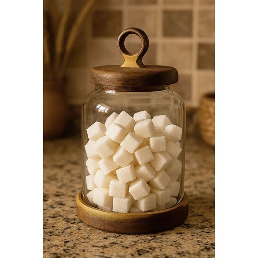 Violeta Home Słoik w kolorze jasnobrązowym - wys. 21 x Ø 12 cm ze sklepu Limango Polska w kategorii Pojemniki kuchenne - zdjęcie 187809062