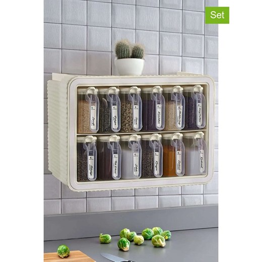 Violeta Home 25-częściowy zestaw w kolorze beżowym ze sklepu Limango Polska w kategorii Młynki do soli i pieprzu - zdjęcie 187809084