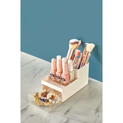 Violeta Home Organizer w kolorze białym na przybory do makijażu - 10 x 16 x 9 cm ze sklepu Limango Polska w kategorii Akcesoria i przechowywanie - zdjęcie 187809094