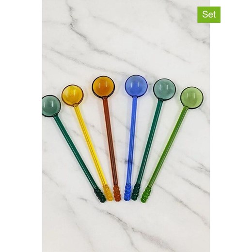 Violeta Home Łyżeczki (6 szt.) w różnych kolorach - dł. 15 cm ze sklepu Limango Polska w kategorii Sztućce - zdjęcie 187809314