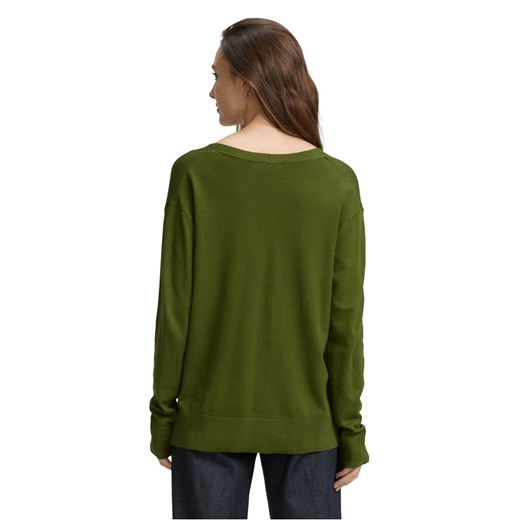 Tom Tailor Sweter w kolorze zielonym Tom Tailor M wyprzedaż Limango Polska