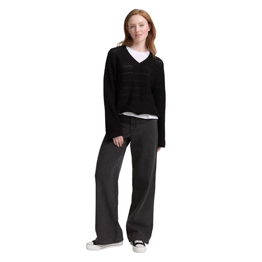 TOM TAILOR Denim Sweter w kolorze czarnym ze sklepu Limango Polska w kategorii Swetry damskie - zdjęcie 187810254