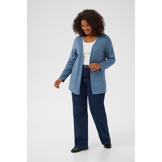 KAFFE curve Kardigan w kolorze niebieskim L Limango Polska okazyjna cena