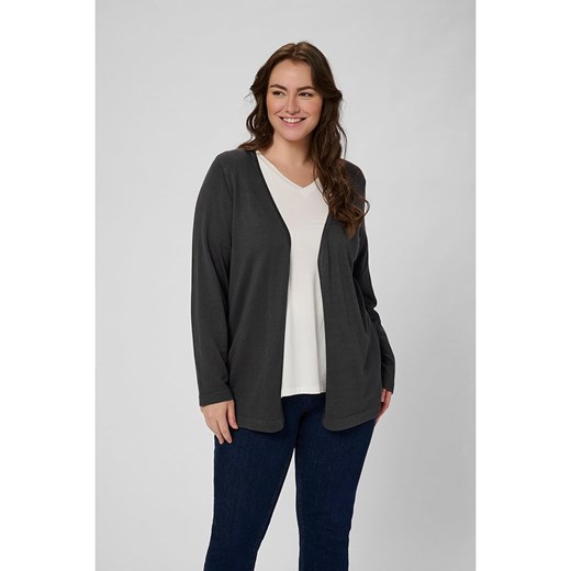 KAFFE curve Kardigan w kolorze czarnym ze sklepu Limango Polska w kategorii Swetry damskie - zdjęcie 187810632