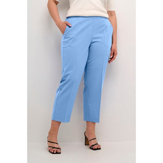 KAFFE curve Spodnie chino w kolorze błękitnym ze sklepu Limango Polska w kategorii Spodnie damskie - zdjęcie 187810673
