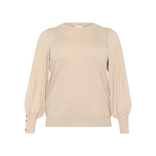 KAFFE curve Sweter w kolorze kremowym M okazyjna cena Limango Polska