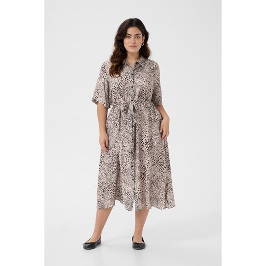 KAFFE curve Sukienka w kolorze szaro-czarnym ze sklepu Limango Polska w kategorii Sukienki - zdjęcie 187811030