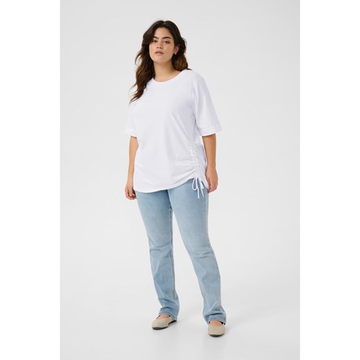 KAFFE curve Koszulka w kolorze białym L promocja Limango Polska