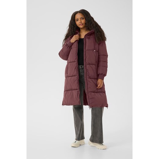 KAFFE curve Płaszcz zimowy w kolorze bordowym ze sklepu Limango Polska w kategorii Kurtki damskie - zdjęcie 187811123