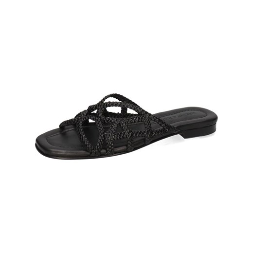 MELVIN &amp; HAMILTON Skórzane klapki &quot;Elodie 64&quot; w kolorze czarnym ze sklepu Limango Polska w kategorii Klapki damskie - zdjęcie 187812304