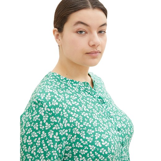 Tom Tailor Sukienka w kolorze zielono-białym Tom Tailor 46 okazyjna cena Limango Polska