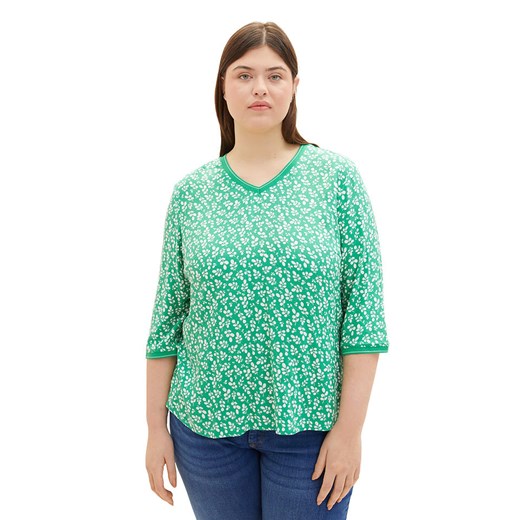 Tom Tailor Koszulka w kolorze zielono-białym Tom Tailor 44 Limango Polska okazyjna cena