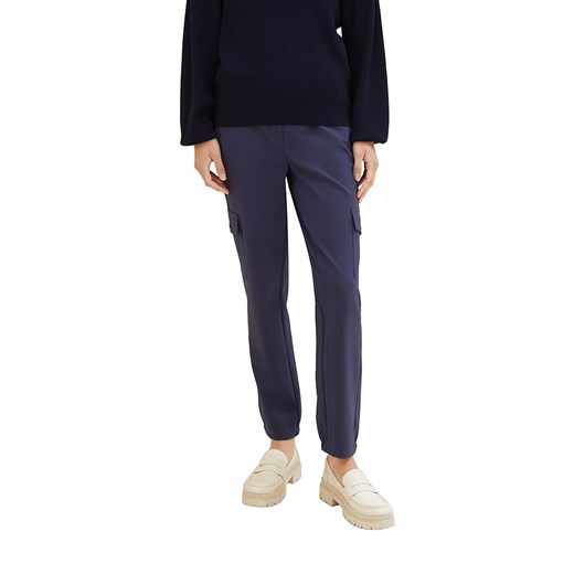 Tom Tailor Bojówki w kolorze granatowym ze sklepu Limango Polska w kategorii Spodnie damskie - zdjęcie 187812961