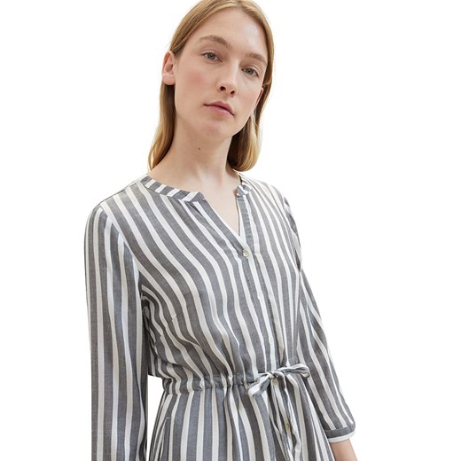 Tom Tailor Sukienka w kolorze granatowo-białym Tom Tailor 38 Limango Polska promocja