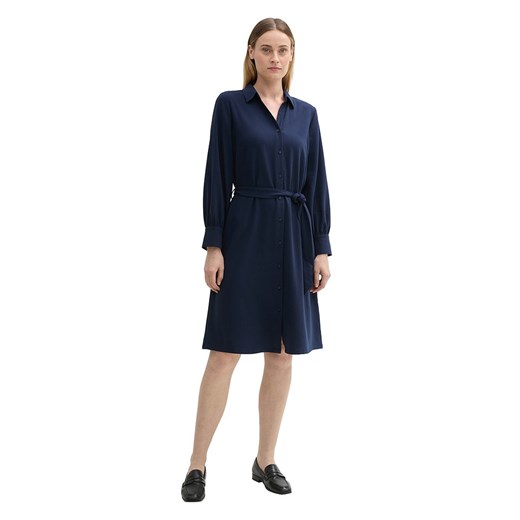 Tom Tailor Sukienka koszulowa w kolorze granatowym ze sklepu Limango Polska w kategorii Sukienki - zdjęcie 187813203