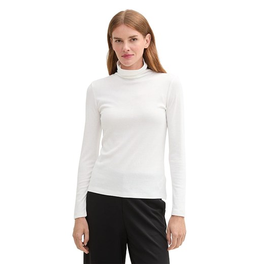 Tom Tailor Koszulka w kolorze białym Tom Tailor XL wyprzedaż Limango Polska