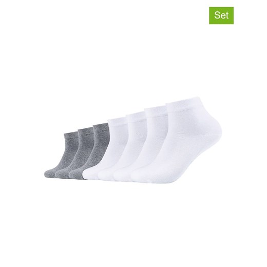 camano Skarpety (7 par) w kolorze biało-jasnoszarym Camano 43-46 Limango Polska wyprzedaż