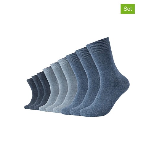 camano Skarpety (9 par) w kolorze granatowo-błękitnym ze sklepu Limango Polska w kategorii Skarpetki męskie - zdjęcie 187813662