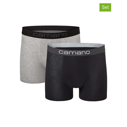camano Bokserki (2 pary) w kolorze czarno-szarym ze sklepu Limango Polska w kategorii Majtki męskie - zdjęcie 187813780