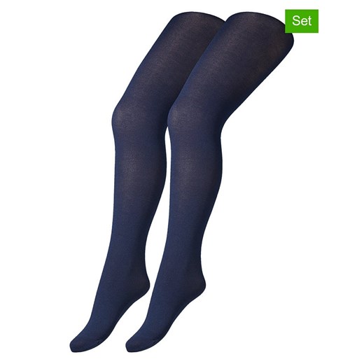 camano Rajstopy (2 pary) w kolorze granatowym ze sklepu Limango Polska w kategorii Rajstopy dziecięce - zdjęcie 187813802