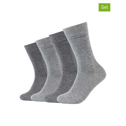 Skechers Skarpety (4 pary) w kolorze szarym ze sklepu Limango Polska w kategorii Skarpetki męskie - zdjęcie 187813890
