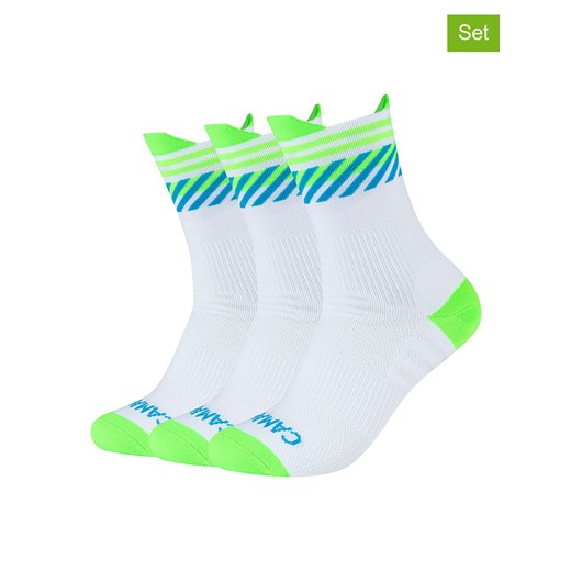 camano Skarpety (3 pary) w kolorze biało-zielono-błękitnym ze sklepu Limango Polska w kategorii Skarpetki męskie - zdjęcie 187813903
