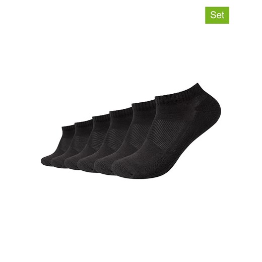 camano Skarpety-stopki (6 par) w kolorze czarnym ze sklepu Limango Polska w kategorii Skarpetki męskie - zdjęcie 187813974