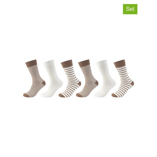 s.Oliver Skarpety (6 par) w kolorze jasnobrązowo-białym ze sklepu Limango Polska w kategorii Skarpetki męskie - zdjęcie 187814012