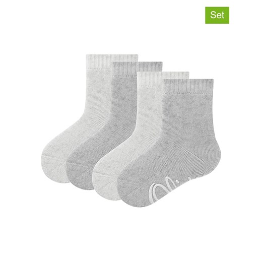 s.Oliver Skarpety (4 pary) w kolorze jasnoszarym i białym ze sklepu Limango Polska w kategorii Skarpetki dziecięce - zdjęcie 187814013