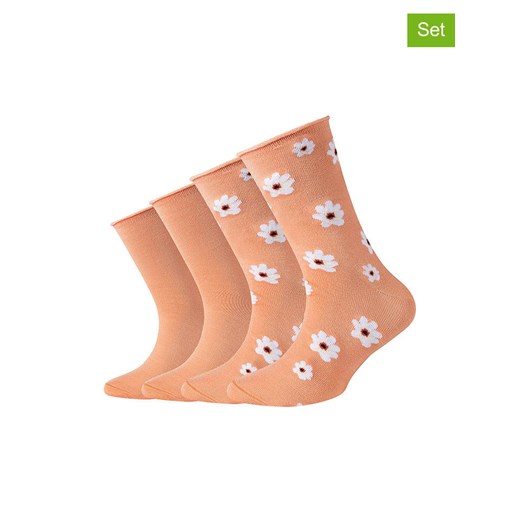 s.Oliver Skarpety (4 pary) w kolorze pomarańczowym ze sklepu Limango Polska w kategorii Skarpetki dziecięce - zdjęcie 187814050