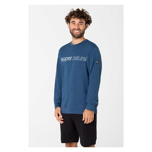 super.natural Bluza &quot;Signature&quot; w kolorze niebieskim ze sklepu Limango Polska w kategorii Bluzy męskie - zdjęcie 187814130