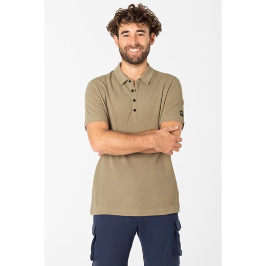 super.natural Koszulka polo w kolorze jasnobrązowym ze sklepu Limango Polska w kategorii T-shirty męskie - zdjęcie 187814162