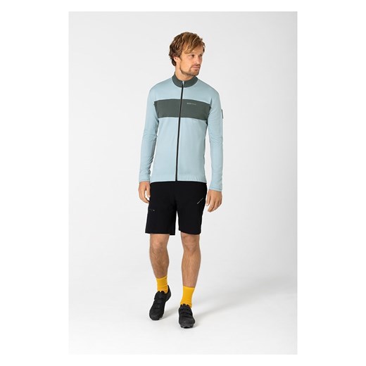 super.natural Koszulka kolarska &quot;Gravier&quot; w kolorze błękitnym ze sklepu Limango Polska w kategorii T-shirty męskie - zdjęcie 187814224