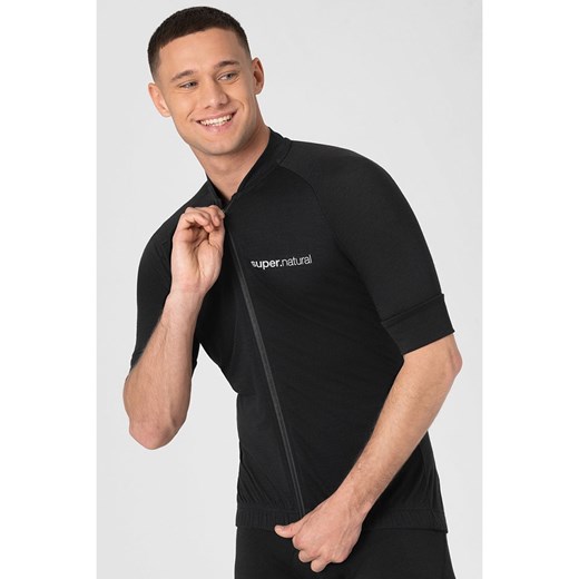 super.natural Koszulka kolarska &quot;Gravier&quot; w kolorze czarnym ze sklepu Limango Polska w kategorii T-shirty męskie - zdjęcie 187814334