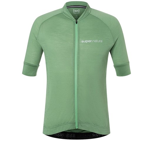 super.natural Koszulka kolarska &quot;Gravier&quot; w kolorze zielonym ze sklepu Limango Polska w kategorii T-shirty męskie - zdjęcie 187814343